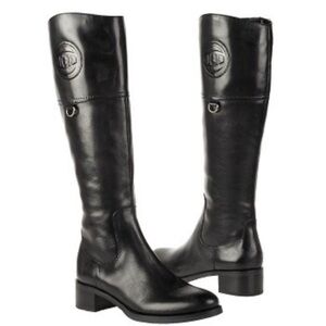 Etienne Aigner Black Heeled Boots